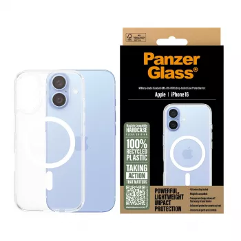 Cover PanzerGlass HardCase Transparent w. White MagSafe iPhone '24 6.1 inch
