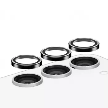 PanzerGlass Hoops Kameralinsen-Schutz Samsung Galaxy S23 FE Schwarz Kratzfest Stoßfest