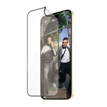 PanzerGlass ® ECO MATRIX Displayschutzfolie mit D3O® iPhone 15 Plus | Ultra-Wide Fit mit AlignerKit