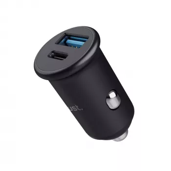 Zigarettenanzünder TRUST Maxo Universal Schwarz Schnellladung Auto 12-24V