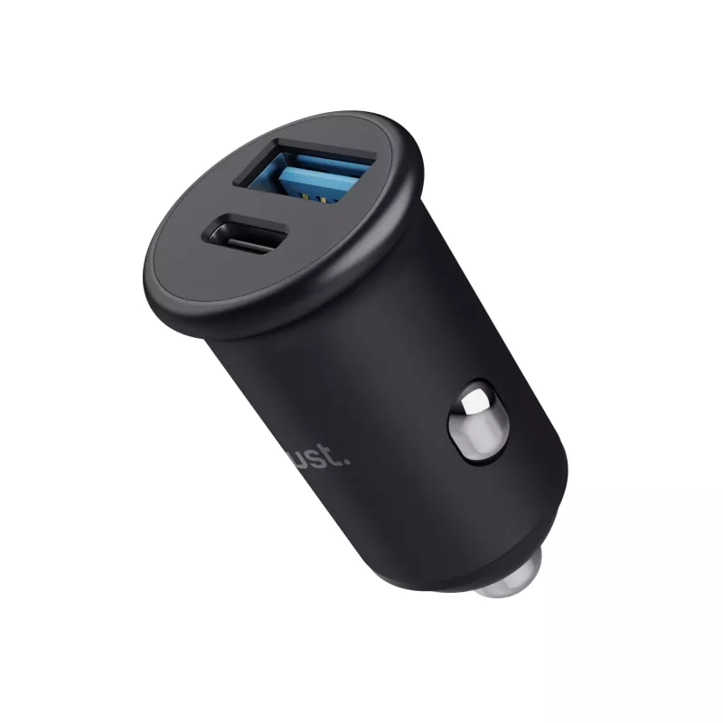 Zigarettenanzünder TRUST Maxo Universal Schwarz Schnellladung Auto 12-24V
