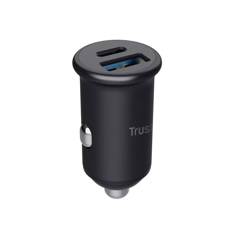Zigarettenanzünder TRUST Maxo Universal Schwarz Schnellladung Auto 12-24V