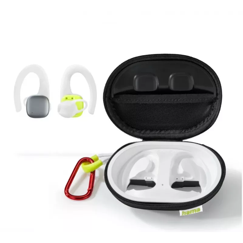Hama Spirit Athletics Headset True Wireless Stereo (TWS) Ear-hook Sports Bluetooth Weiß, Gelb