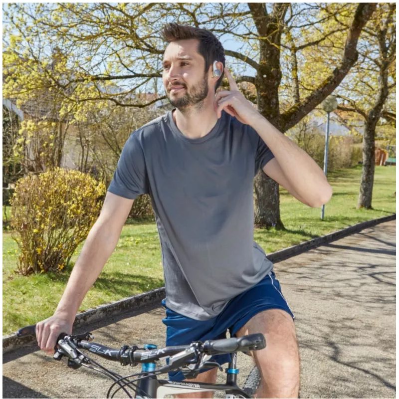 Hama Spirit Athletics Headset True Wireless Stereo (TWS) Ear-hook Sports Bluetooth Weiß, Gelb