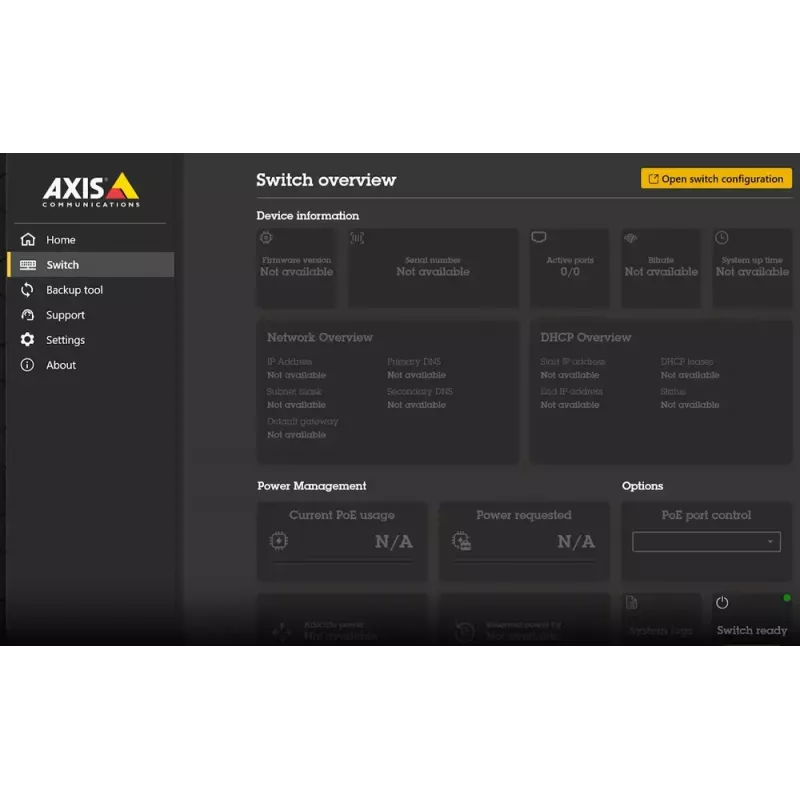 Video-Encoder/Decoder AXIS S9302 MkII Schwarz — 1 Videoeingang, Wiedergabe auf 36 Kanälen, 16 GB interner Speicher, 100–240 V AC