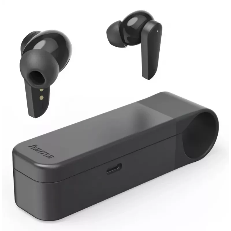 Hama Spirit Pocket II Headset True Wireless Stereo (TWS) In-Ear Anrufe/Musik Bluetooth Schwarz