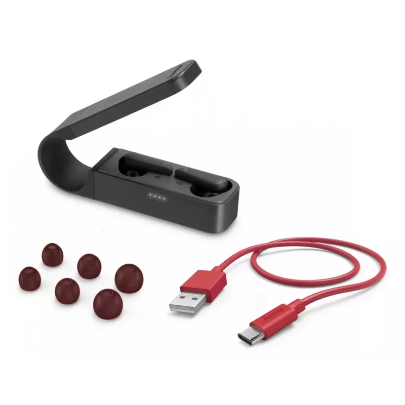 Hama Spirit Pocket II Headset True Wireless Stereo (TWS) In-Ear Anrufe/Musik Bluetooth Schwarz