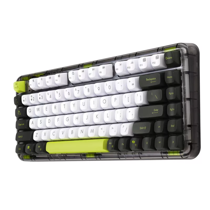 ASUS Jelly75 KD201 Mechanische Tastatur, 75% Layout, USB, RF Wireless und Bluetooth, Mehrfarbig