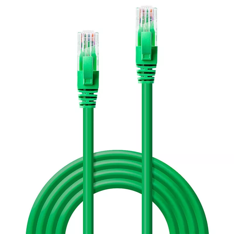 Lindy 0,3m Cat.6 U/UTP Netzwerkkabel, Grün