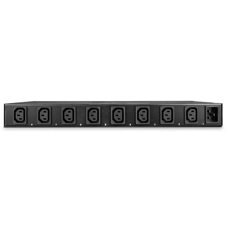 Lindy IPower Switch Pro 8 (Power Management over IP), Innenbereich, C14-Kupplung, Schwarz, Stahl, 8 Netzsteckdosen, Überhitzung