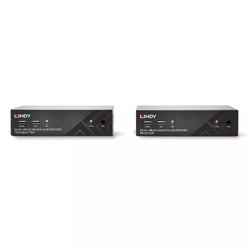 Lindy 100m Cat.6 Dual Head HDMI, USB und RS-232 Extender