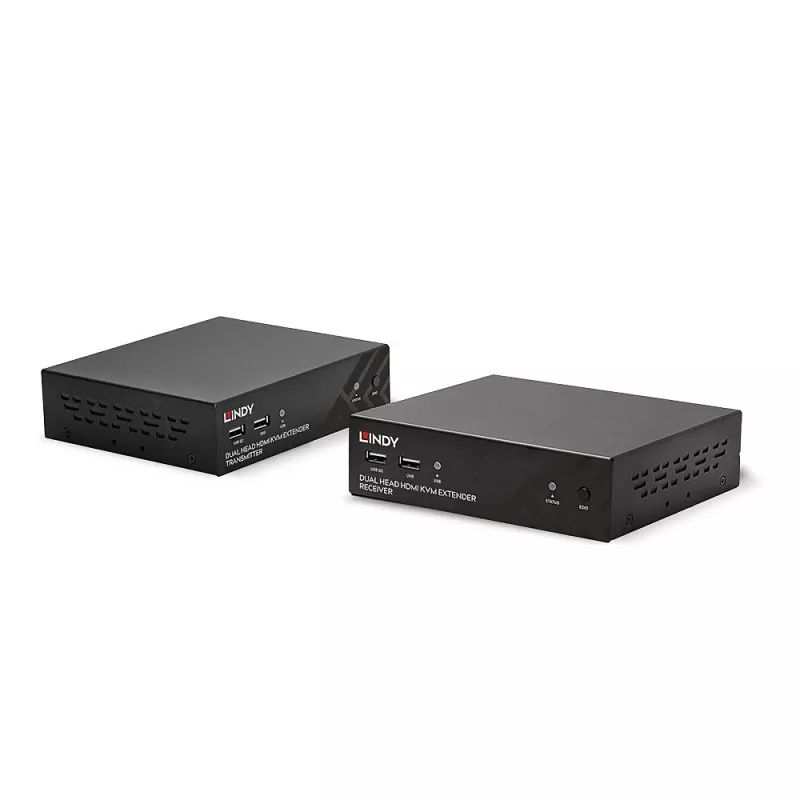 Lindy 100m Cat.6 Dual Head HDMI, USB und RS-232 Extender