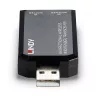 Lindy Bi-directional Wireless IR Extender, Transceiver, AV-Sender und -Empfänger, 150 m, Kabelgebunden, Schwarz