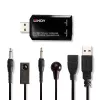 Lindy Bi-directional Wireless IR Extender, Transceiver, AV-Sender und -Empfänger, 150 m, Kabelgebunden, Schwarz