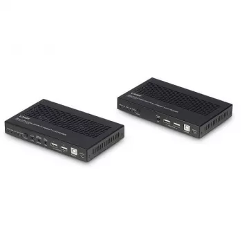 Lindy 100m Cat.6A HDMI 4K60, Audio, IR und RS-232 HDBaseT 3.0 KVM Extender