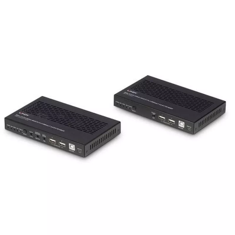 Lindy 100m Cat.6A HDMI 4K60, Audio, IR und RS-232 HDBaseT 3.0 KVM Extender