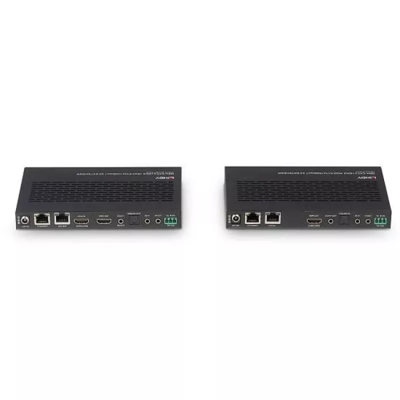Lindy 100m Cat.6A HDMI 4K60, Audio, IR und RS-232 HDBaseT 3.0 KVM Extender