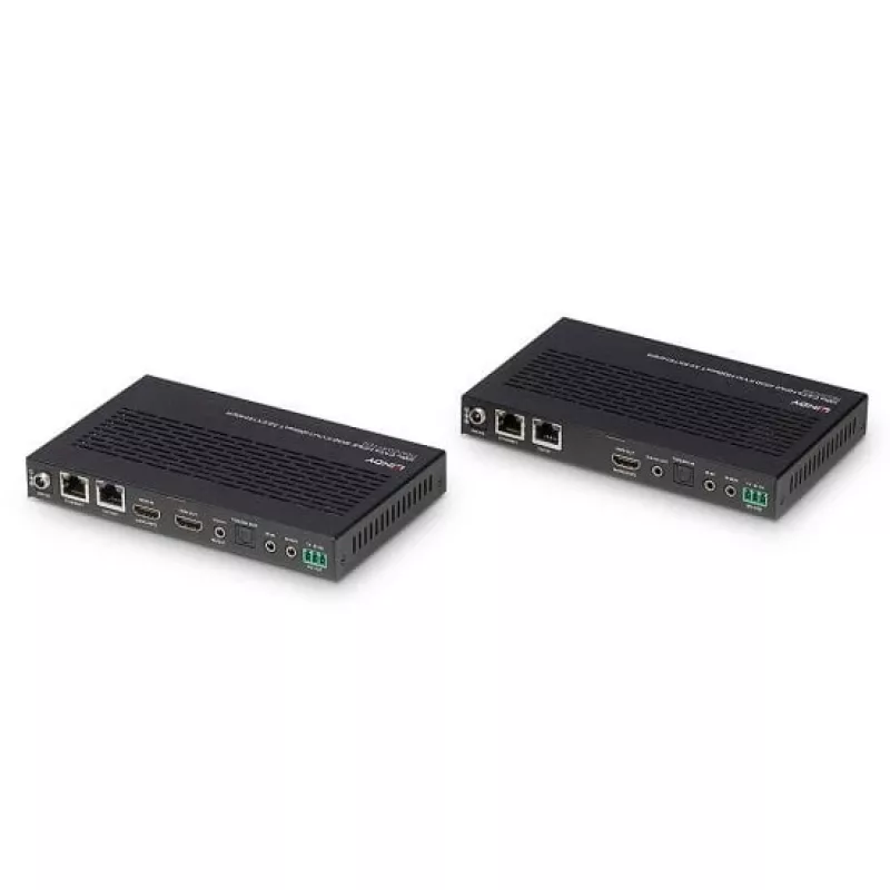 Lindy 100m Cat.6A HDMI 4K60, Audio, IR und RS-232 HDBaseT 3.0 KVM Extender