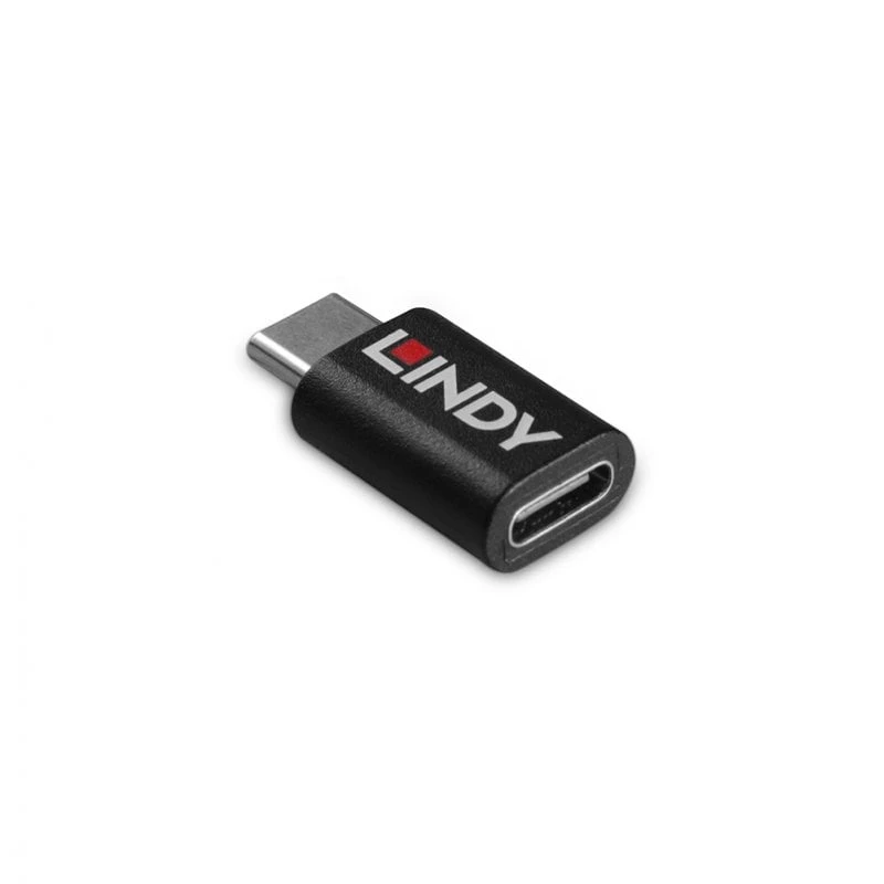 Lindy USB 3.2 Typ C auf C 100W Datenblocker, USB Typ C, USB Typ C, Schwarz