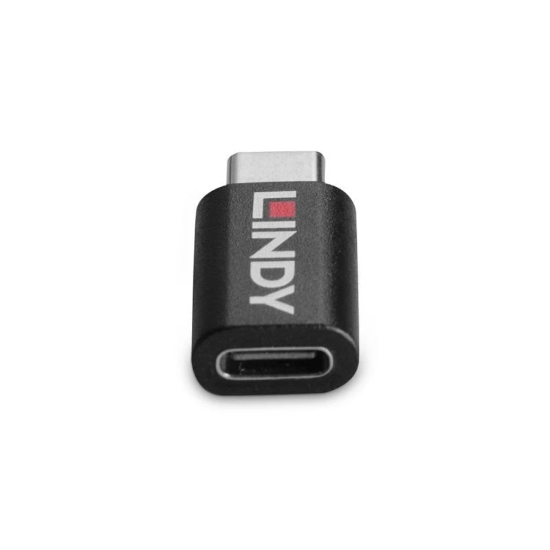 Lindy USB 3.2 Typ C auf C 100W Datenblocker, USB Typ C, USB Typ C, Schwarz