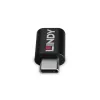 Lindy USB 3.2 Typ C auf C 100W Datenblocker, USB Typ C, USB Typ C, Schwarz