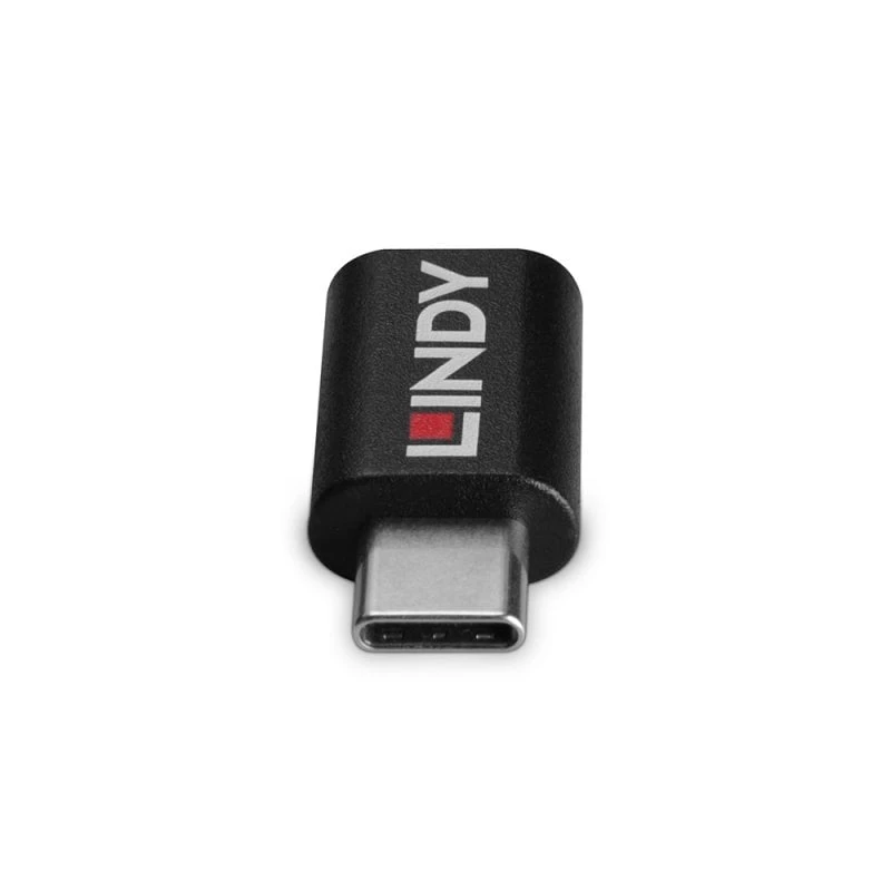 Lindy USB 3.2 Typ C auf C 100W Datenblocker, USB Typ C, USB Typ C, Schwarz
