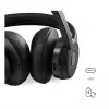 Hama BT700 Headset Kabellos Kopfband Anrufe/Musik USB Typ-C Bluetooth Schwarz