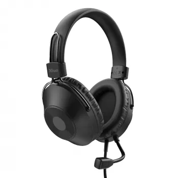 Trust HS-250 Headset Kabelgebundenes Headset Head-band Anrufe/Musik Schwarz