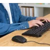 Trust TKM-250 Tastatur Maus enthalten Büro USB QWERTZ Deutsch Schwarz