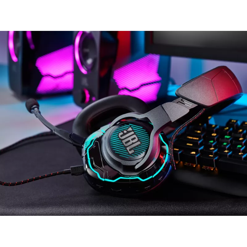 JBL Quantum One SCHWARZ, Kabelgebunden, Gaming, 20 - 20000 Hz, 526 g, Kopfhörer, Schwarz