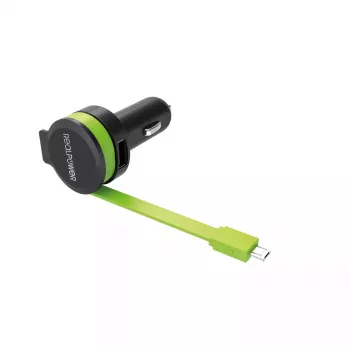 Mobiles Ladegerät RealPower 257635 Universal Schwarz Grün