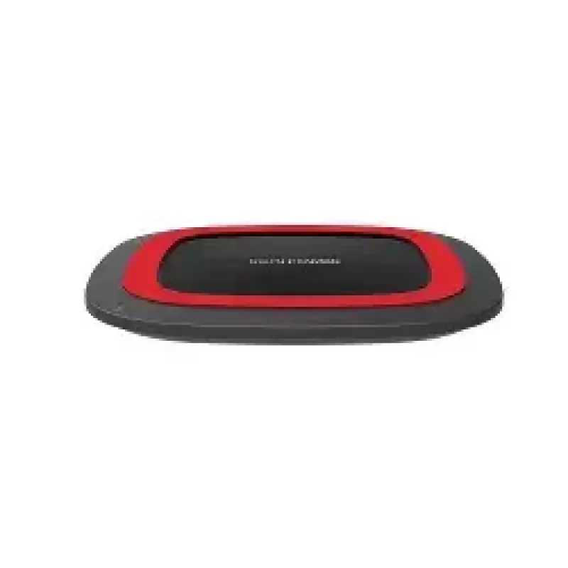 Kabelloses Ladegerät RealPower FreeCharge-10 Smartphone Schwarz Rot