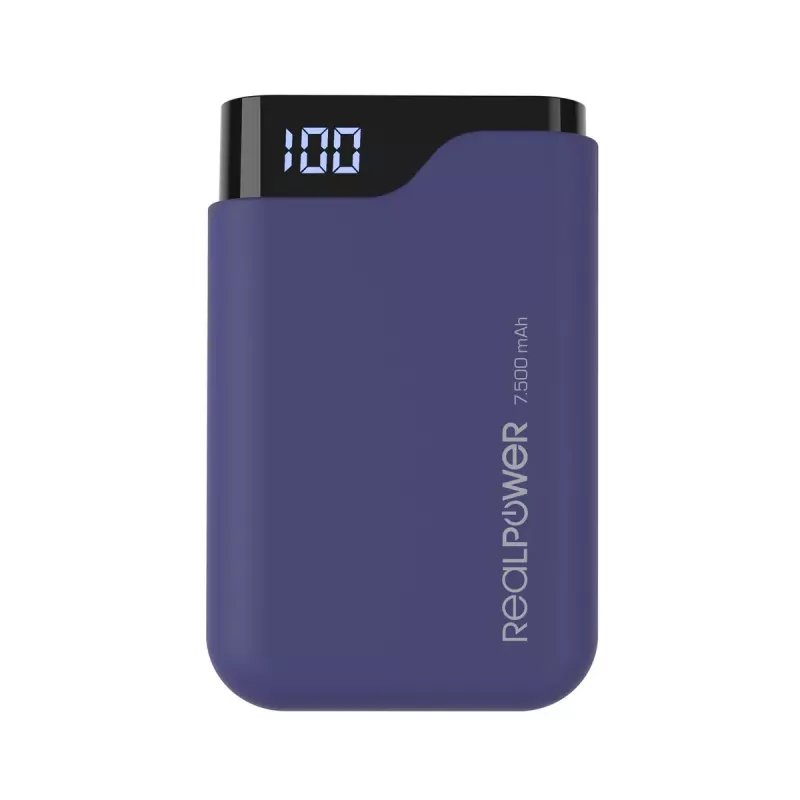 Tragbarer Akku RealPower PB-7500C 7500 mAh