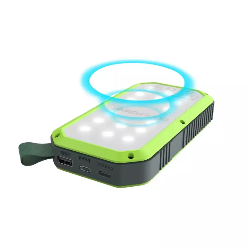 Tragbare Powerbank RealPower PB-10000 Solar 10000 mAh