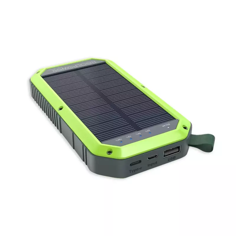 Tragbare Powerbank RealPower PB-10000 Solar 10000 mAh