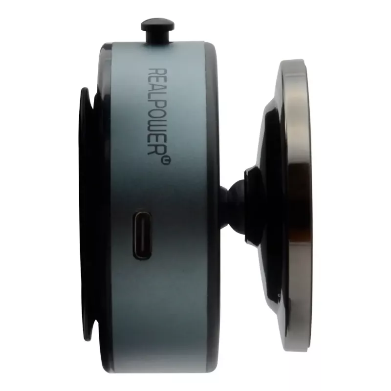 Passiver Autohalter RealPower MH-1 — Magnetische Halterung, für Mobiltelefone, schwarz