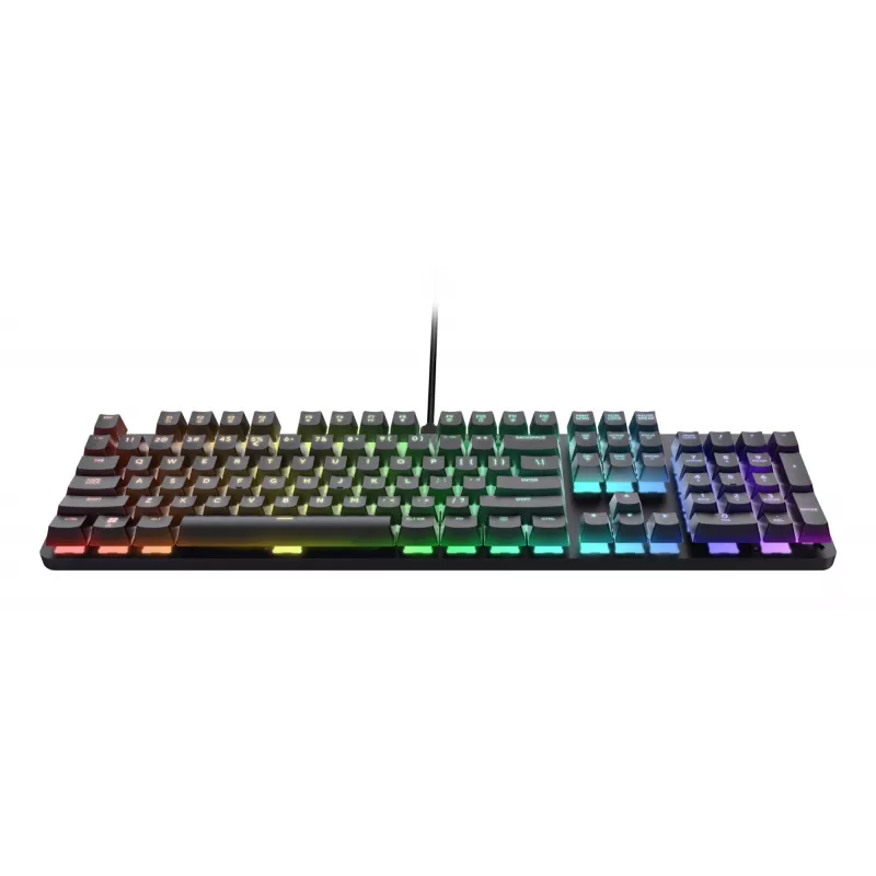 Gaming-Tastatur Trust GXT 871 Zora Mechanical USB RGB Schwarz