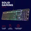 Gaming-Tastatur Trust GXT 871 Zora Mechanical USB RGB Schwarz