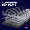 Gaming-Tastatur Trust GXT 871 Zora Mechanical USB RGB Schwarz