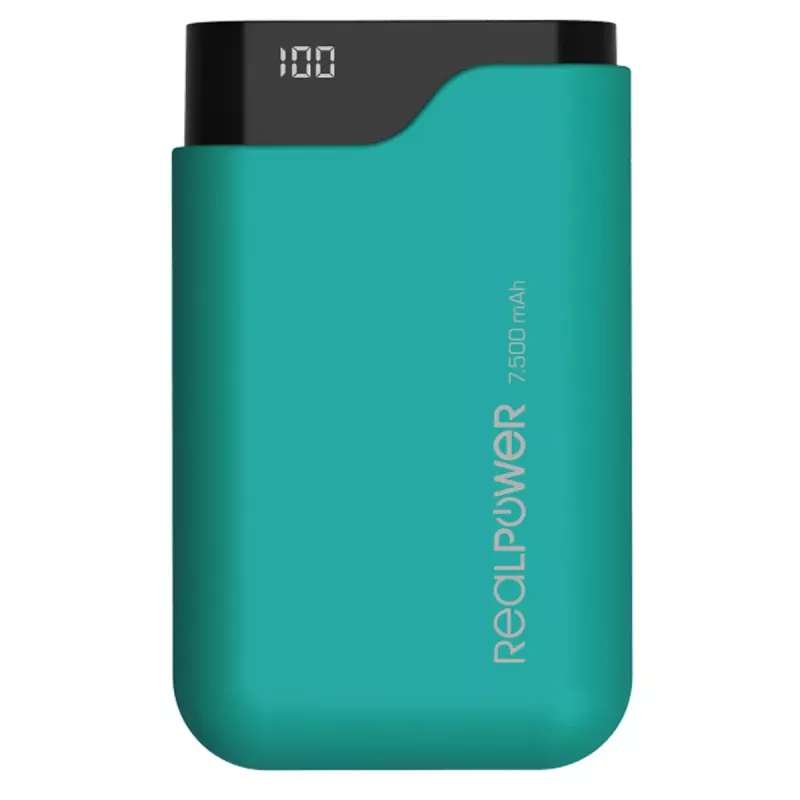 Tragbare Batterie RealPower PB-7500C 7500 mAh