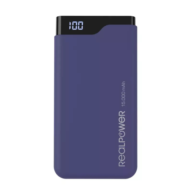 Tragbares Ladegerät RealPower PB-15000C 15000 mAh