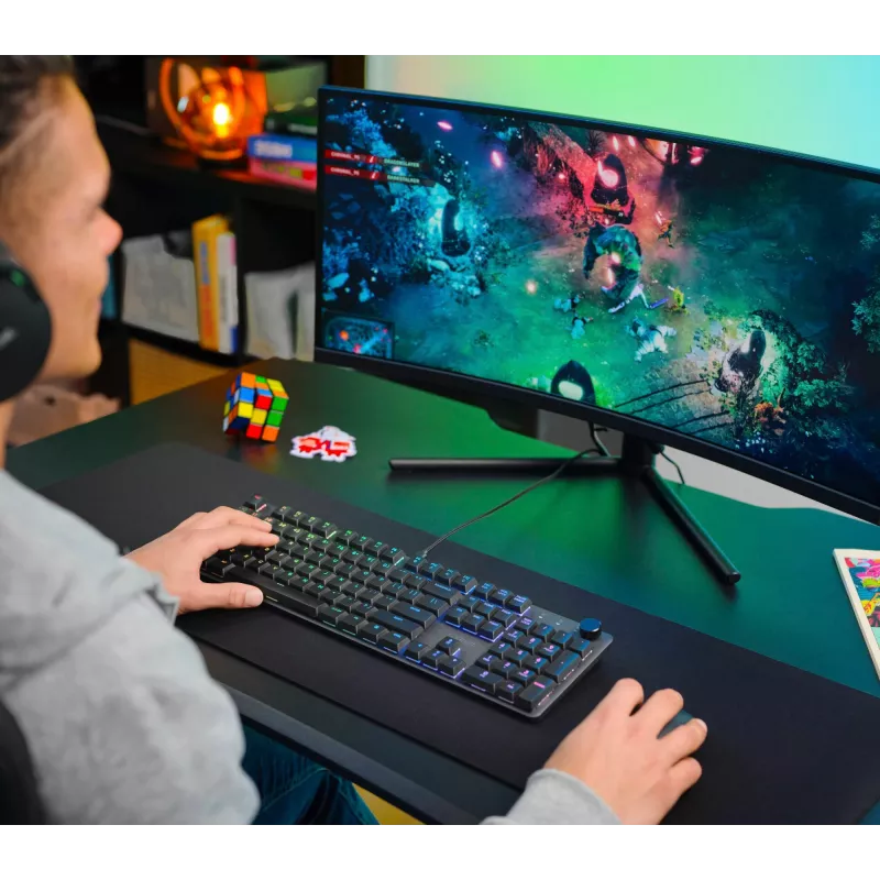 Gaming-Tastatur Trust GXT 866 Torix Mechanisch USB QWERTZ Schwarz