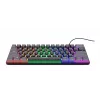 Trust GXT 867 Acira Gaming-Tastatur USB QWERTZ Deutsch Schwarz Grau 60% Mechanisch RGB