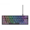 Trust GXT 867 Acira Gaming-Tastatur USB QWERTZ Deutsch Schwarz Grau 60% Mechanisch RGB