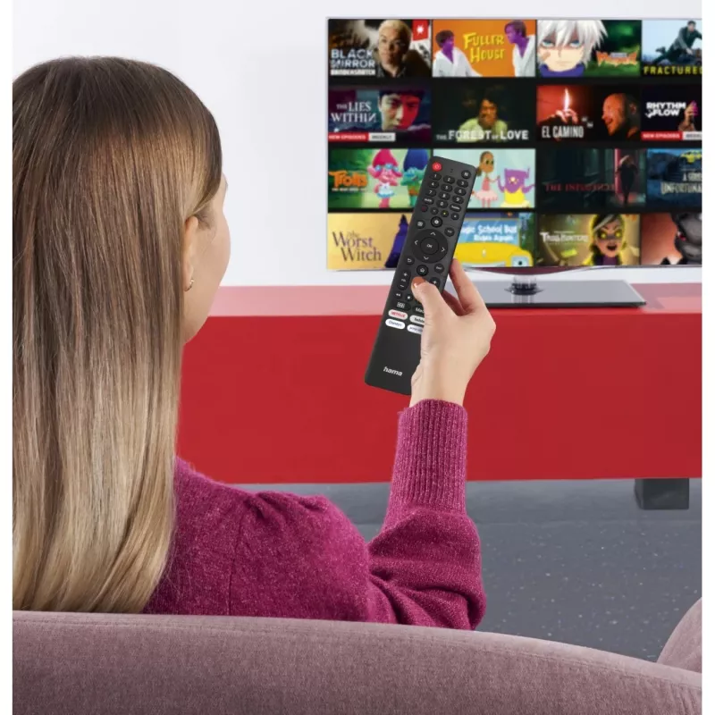 Hama 00221067 Fernbedienung IR Wireless TV Drucktasten