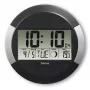 Hama Ischia Funkwecker rund Schwarz, Silber