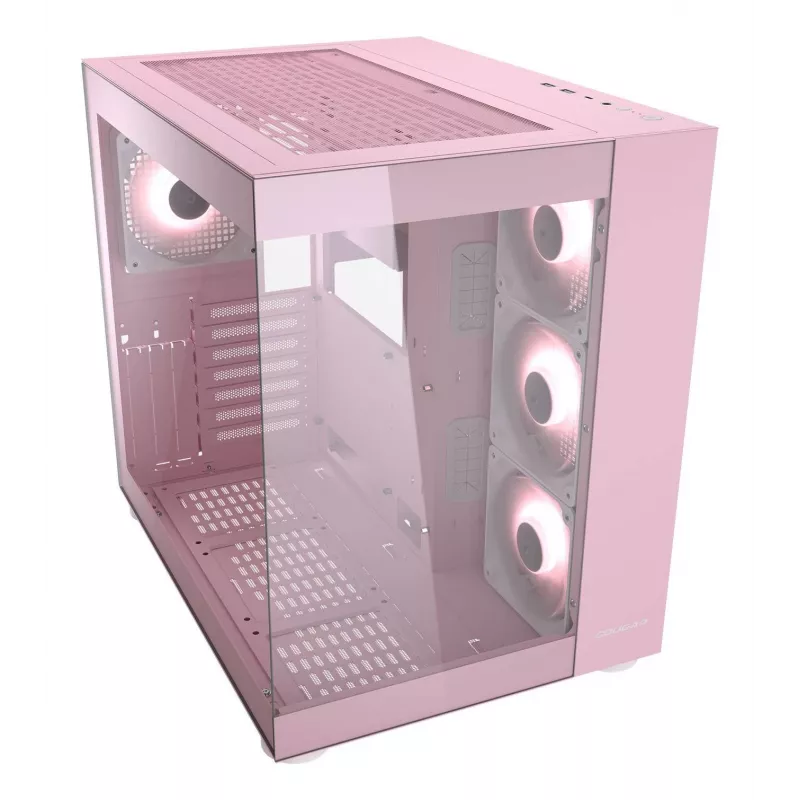 PC-Gehäuse COUGAR Gaming FV150 RGB Midi Tower Pink