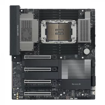 Motherboard ASUS PRO WS W890-SAGE — Intel W890, LGA 4710-2, CEB, 8× DIMM, DDR5, Quad-channel, 2.5G & 10G Ethernet