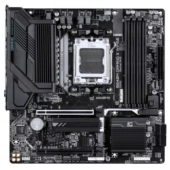 GIGABYTE B840M GAMING X WIFI6E Motherboard - AMD Ryzen 9000 CPUs, 8+2+2 Phases VRM, bis zu 8200MHz DDR5(O.C), 2xPCIe 4.0 M.2, Wi-Fi 6E, 2.5GbE LAN, USB 3.2 Gen 1
