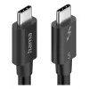 Hama USB-C USB-Kabel USB 3.2 Gen 2 (3.1 Gen 2) 1 m USB C Schwarz
